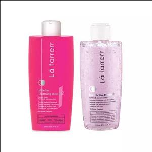 تونر مدل 02 مولتی اکتیو حجم 170 میلی لیتر به همراه محلول پاک کننده آرایش و صورت لافارر مدل 02 حجم 250 میلی لیتر