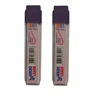 نوک مداد نوکی 0.5 میلی متری میکرو مدل شقایق بسته 2 عددی