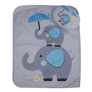 زیرانداز تعویض نوزاد تیک مک مدل فیل و چتر