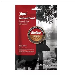 بستنی گربه بایولاین مدل گوشت وزن 15 گرم بسته 5 عددی