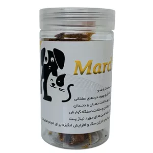 غذای خشک تشویقی سگ پت ماردین مدل Chicken feet treat وزن 80 گرم