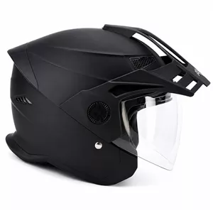 کلاه کاسکت بدون فک استیل برد مدل BLACK Shadow کد 2373