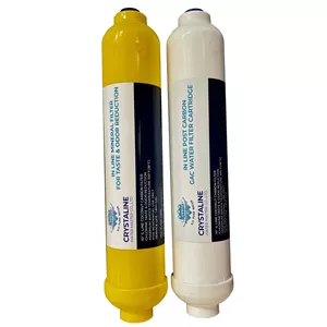 فیلتر دستگاه تصفیه آب کریستالاین مدل POST CARBON - MINERAL مجموعه دو عددی 