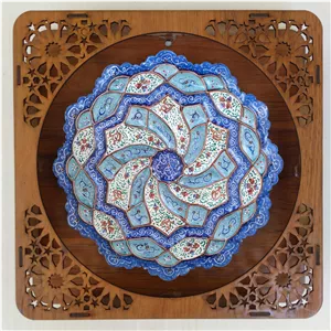 تابلو میناکاری مسی مدل گل کد 20 hgh 