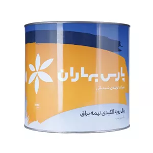 رنگ روغنی نیمه براق سفید پارس بهاران مدل tp وزن 1 کیلوگرم