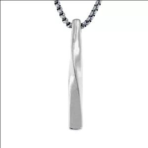 گردنبند مکعب عشق مدل پیچ دار کد 12