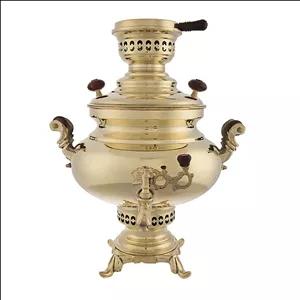 سماور زغالی عالی نسب مدل Zarrineh - ظرفیت 5 لیتر