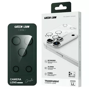 محافظ لنز دوربین شیشه‌ای گرین لاین مدل Transparent Camera Lens مناسب برای گوشی موبایل iPhone 17 Pro