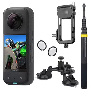 دوربین فیلم برداری ورزشی اینستا 360 مدل INSTA360 X3 به همراه لوازم جانبی