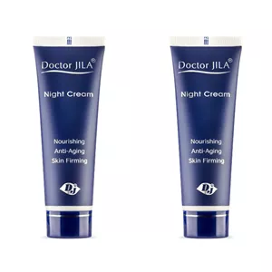 کرم ضد چروک شب دکتر ژیلا مدل Lightening And Nourishing حجم 50 میلی لیتر بسته 2 عددی