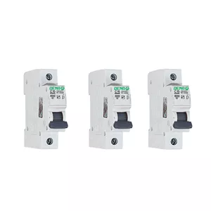 فیوز مینیاتوری تک فاز 16 آمپر دنا الکتریک ایرانیان مدل C16-6KA بسته 3 عددی