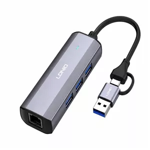 هاب 4 پورت USB 3 الدینیو مدل DS-124UC