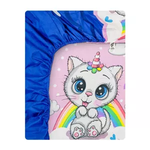 ملحفه کودک آدنو مدل  Little cat کد MC05 سایز 70x135 سانتی متر