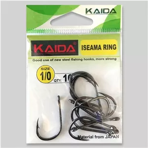 قلاب ماهیگیری کایدا مدل پایه کوتاه کد سایز 0/1 مجموعه 10 عددی