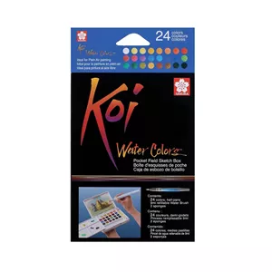 آبرنگ 24 رنگ ساکورا مدل Koi