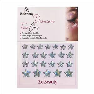 بی بی کرم نگین صورت بی‌بیوتی مدل ستاره هولوگرافیک بسته 24 عددی 