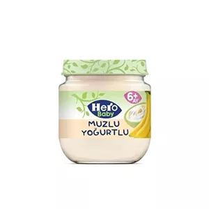 پوره دسر مخلوط موز و ماست هرو - 120 گرم مناسب برای سن 6 ماه