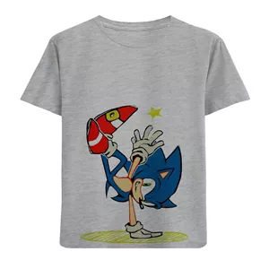 تی شرت پسرانه مدل کوتاه سونیک F604