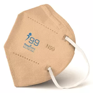 ماسک تنفسی ریما مدل وی تایپ N99 نانو کد Brown-99 بسته 10عددی