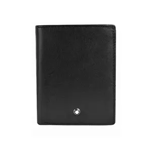 کیف پول مون بلان مدل عمودی چرم طبیعی کد 362