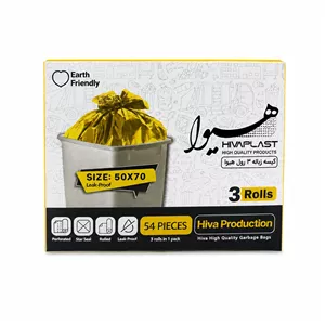 کیسه زباله هیوا مدل جعبه ای بسته سه عددی 