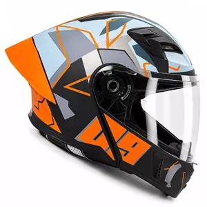 کلاه کاسکت فک متحرک استیل برد مدل Dark Rider کد 2376