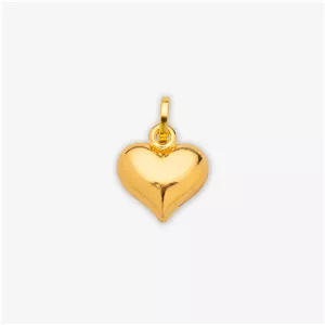 آویز گردنبند طلا 18 عیار زنانه طلای صداقت طرح قلب کد PE-GH1 