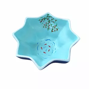 حوض ماهی سفالی طرح چند ضلعی