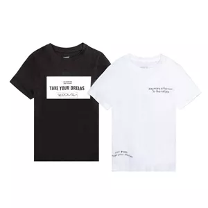 تی‌شرت آستین کوتاه پسرانه پیپرتس مدل Take your dreams 2025  مجموعه دو عددی