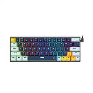 کیبورد مخصوص بازی فنتک مدل ATOM83 MK874V2REDSWITCH