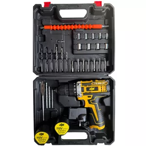 مجموعه 35 عددی دریل پیچ گوشتی شارژی 10 میلیمتری 118 ولت جاب مدل JB-118 Industrial YW 
