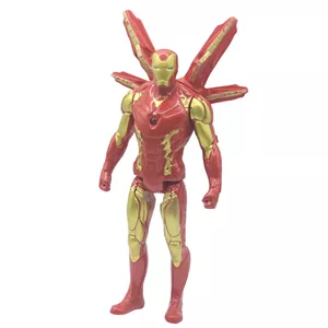 فیگور ناب سل طرح مرد آهنی مدل آیرون من چراغدار کد Light-up Iron Man figure naab001 ارتفاع 18 سانتی‌متر