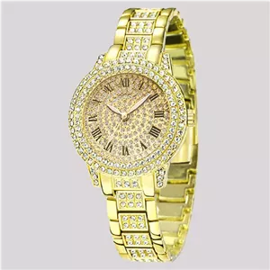 ساعت مچی عقربه ای زنانه مدل الماس لوکس کد TAL01