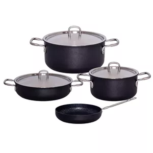 سرویس قابلمه و تابه گرانیتی 7 پارچه کرکماز کد 2960
