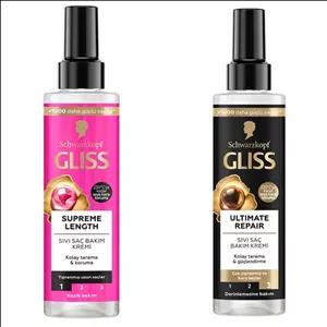 اسپری دو فاز مو گلیس مدل REPAIR حجم 200 میلی لیتر به همراه اسپری دو فاز مو گلیس مدل LENGTH حجم 200 میلی لیتر