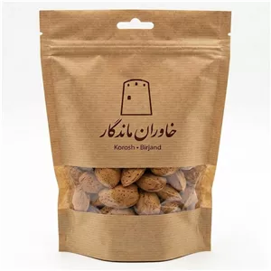 بادام درختی شیرین بیرجند خاوران ماندگار - 500 گرم