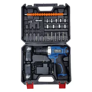 مجموعه 47 عددی دریل پیچ گوشتی شارژی دلیکس مدل BSH18V