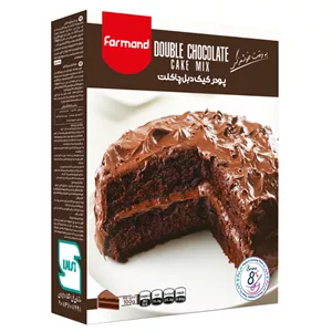 پودر کیک دبل چاکلت فرمند - 450 گرم