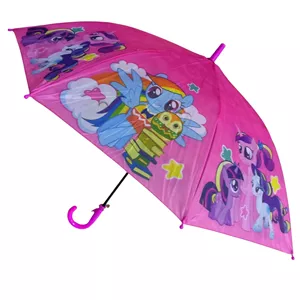 چتر بچگانه 8 پره مدل پونی کوچولو قطر 80 سانتی‌متر