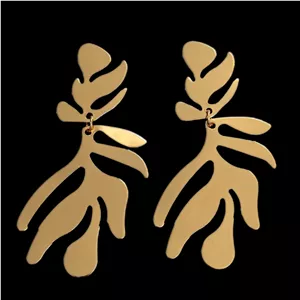 گوشواره زنانه مدل برگ مینیاتوری