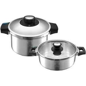 زودپز دوقلو کاراجا مدل Quick and Safe گنجایش 6 و 8 لیتر\n