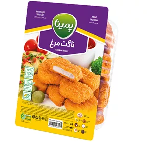 ناگت مرغ منجمد پمینا - 300 گرم