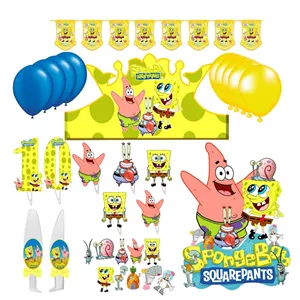 مجموعه 38 عددی تم تولد مدل باب اسفنجی کد 10