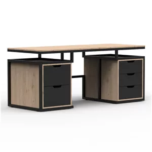 میز مدیریت هیراد مدل M932-MDF سایز 70 × 180