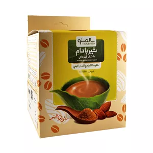 شیر بادام با شکر قهوه‌ای سالمیتو - 100 گرم بسته 10 عددی