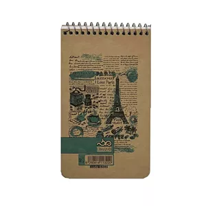 دفتر یادداشت 80 برگ برکه مدل کرافت کد 6302