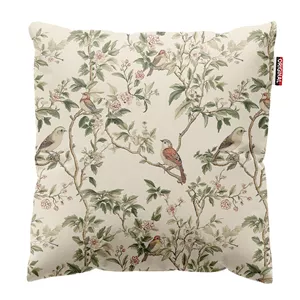 کوسن پاد آفرین مدل مینیمال طرح گل و برگ کد PK302954 سایز 30*30 سانتی متر