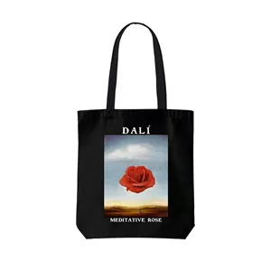 ساک خرید ترمه طراحان ایده مدل گل رز مراقبه ای از دالی کد art0735 - L