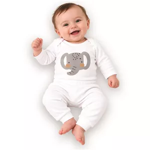 ست بادی و شلوار نوزادی نیل کوک مدل CUTIE SAFARI ELE