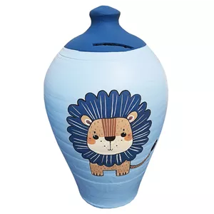 قلک سفالی طرح شیر کد HT - 289